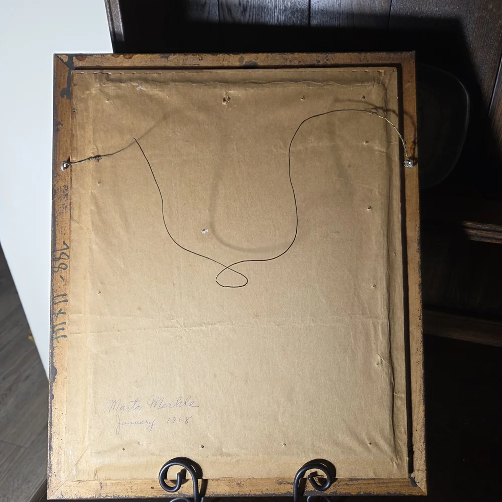 Framed Bird Embroidery Art in Brown and Green - Picture 10 of 10